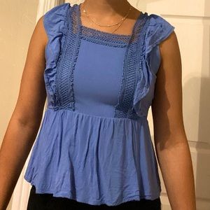 Blue Blouse, Francescas, NEVER WORN